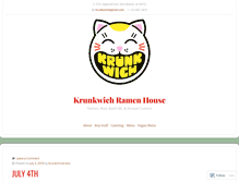 Tablet Screenshot of krunkwich.com